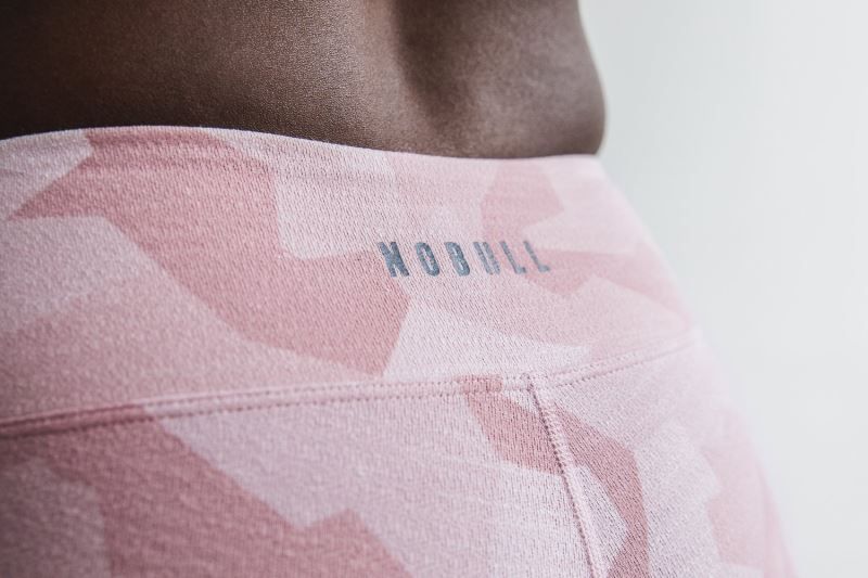 Nobull Crop Melange Rose | 91064CBMI