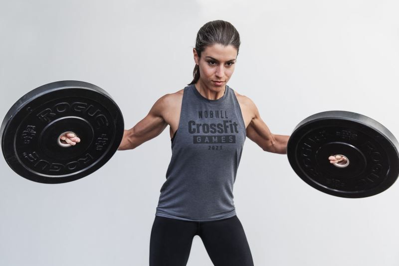 Nobull Crossfit Games 2021 High-Neck Deep Grey | 02918OZHE