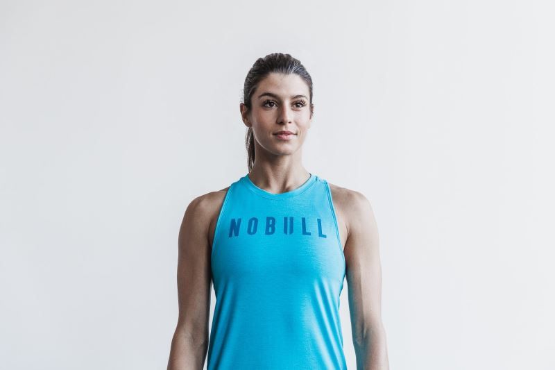 Nobull High-Neck Neon Blue | 16850DVFS