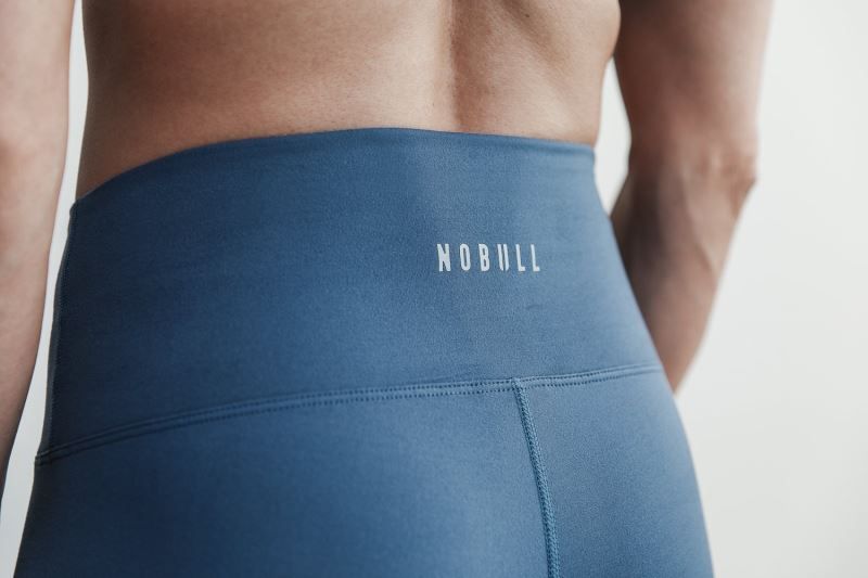 Nobull High-Rise Crop Matte Blue | 82365TZCX