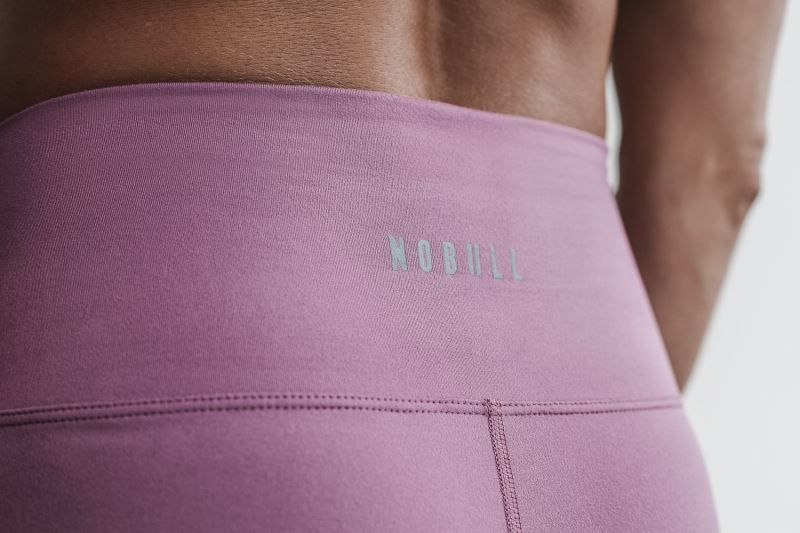 Nobull High-Rise Crop Matte Purple | 08357VRJU