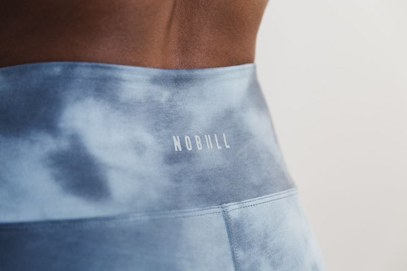 Nobull High-Rise Tie-Dye Blue | 57241DENW