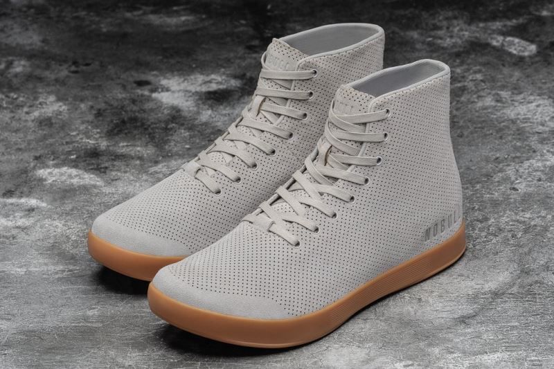 Nobull High-Top Arctic Suede Grey | 27985DHXY