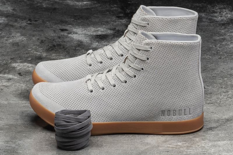 Nobull High-Top Arctic Suede Grey | 27985DHXY