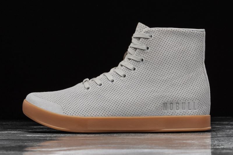 Nobull High-Top Arctic Suede Grey | 27985DHXY