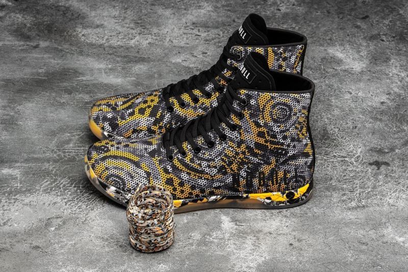 Nobull High-Top Artists For Humanity Black Yellow | 29403SUVF