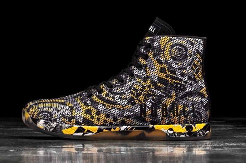 Nobull High-Top Artists For Humanity Black Yellow | 29403SUVF