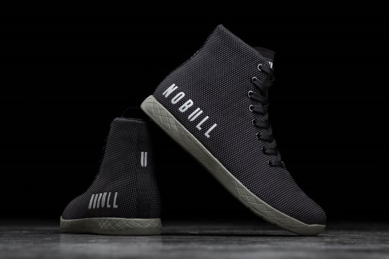 Nobull High-Top Black Dark Green | 35019DLSV