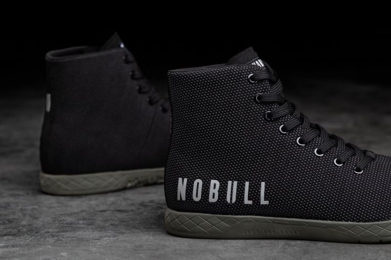 Nobull High-Top Black Dark Green | 35019DLSV