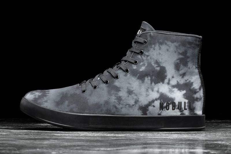 Nobull High-Top Cloud Tie-Dye Canvas Camouflage | 85639YHXT