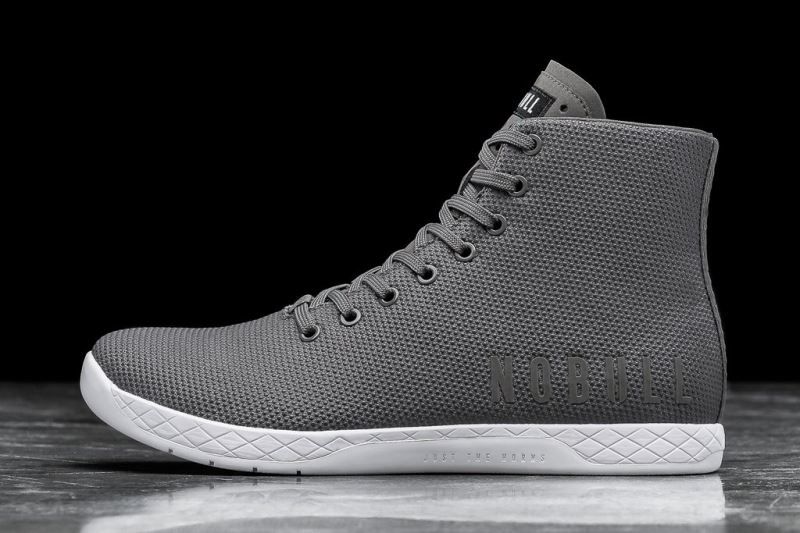 Nobull High-Top Dark Grey White | 35702FVGA