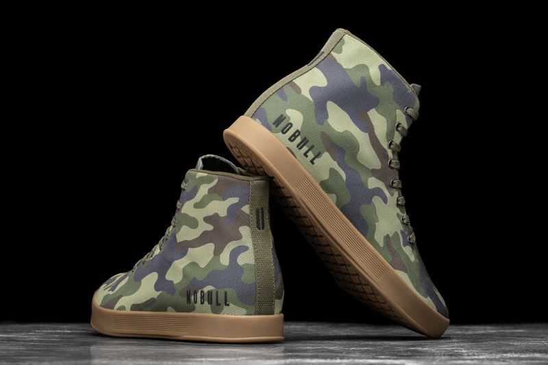 Nobull High-Top Forest Canvas Camouflage | 24189YNDE