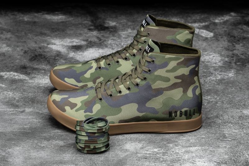 Nobull High-Top Forest Canvas Camouflage | 24189YNDE