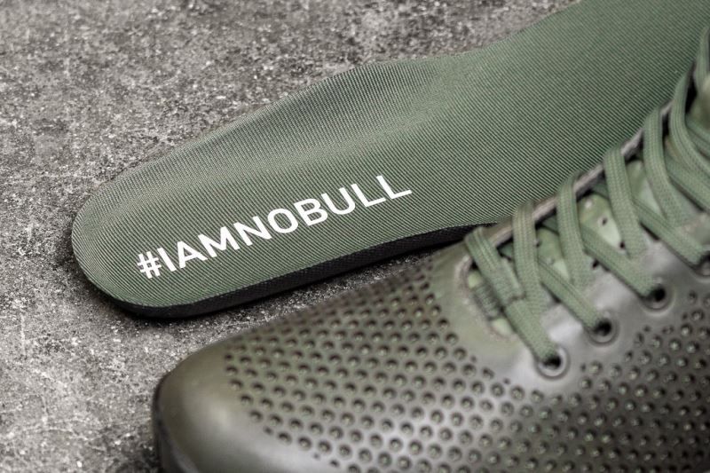 Nobull High-Top Moss Leather Green | 01862USJX