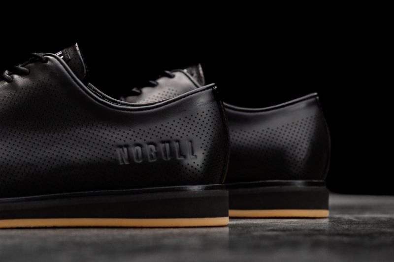 Nobull Leather Black | 43706VKNB