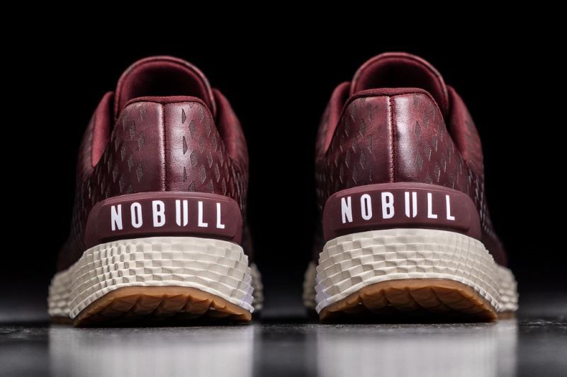 Nobull Leather Burgundy | 07985UKBG