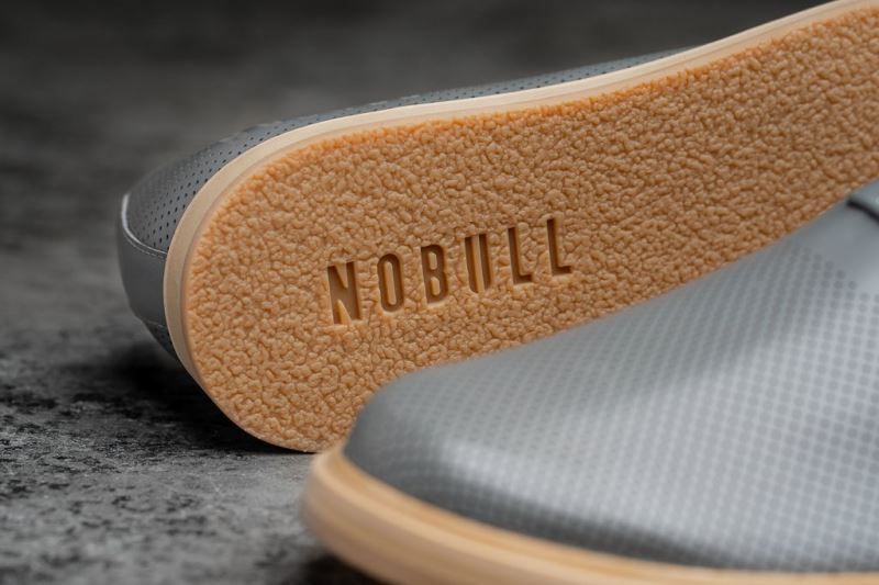 Nobull Leather Grey | 80692CVMI