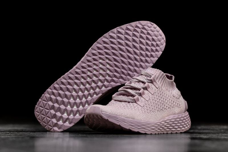 Nobull Lilac Knit Purple | 03758CQFG