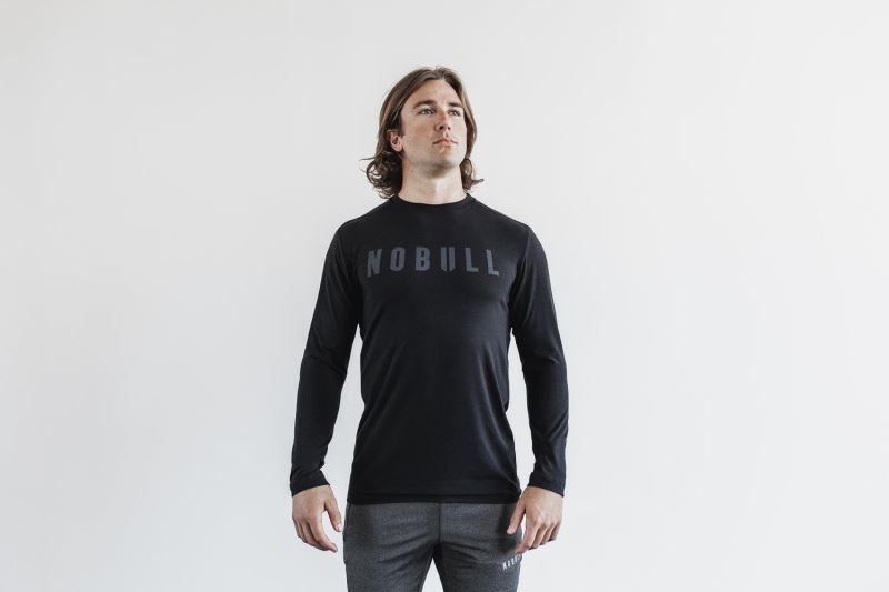 Nobull Long Sleeve Black | 42519XPVY