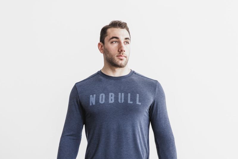 Nobull Long Sleeve Navy | 42819PITR