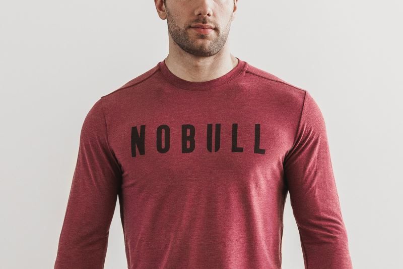 Nobull Long Sleeve Red | 13790GWBK