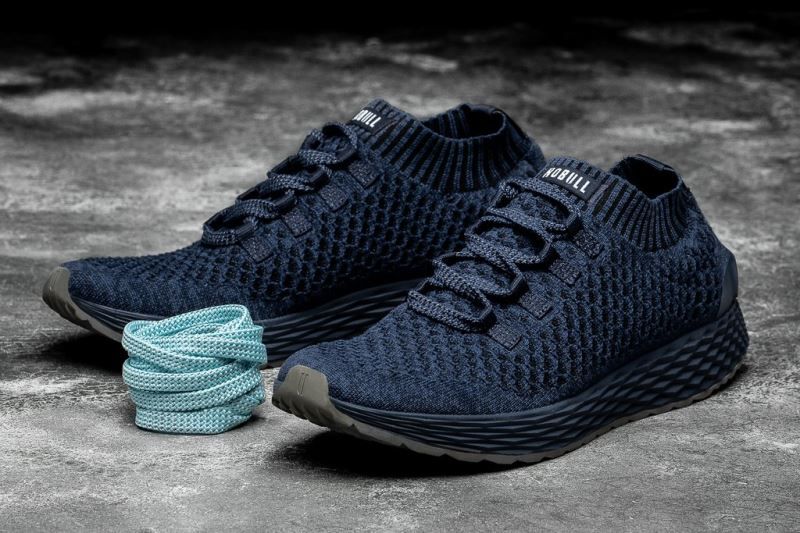 Nobull Midnight Knit Navy | 36752LQJX