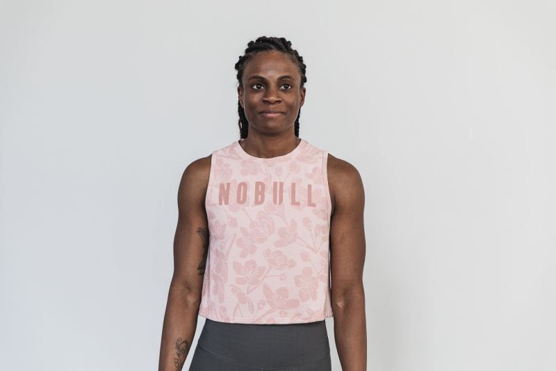 Nobull Muscle Cherry Blossom Rose Pink | 58407IXLG