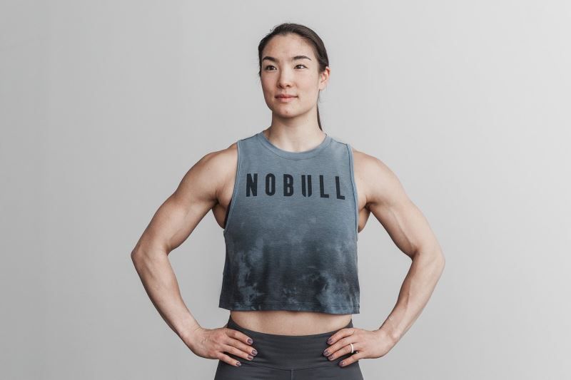 Nobull Muscle Dip-Dye Grey | 76105QOGW