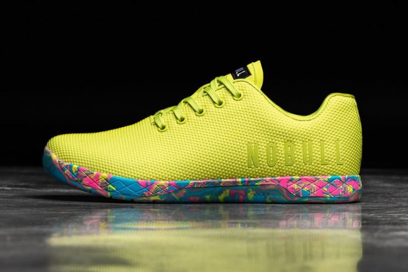 Nobull Neon Swirl Yellow | 65014ZNOE