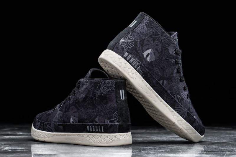 Nobull Oasis Canvas Mid Black | 76314BZDY