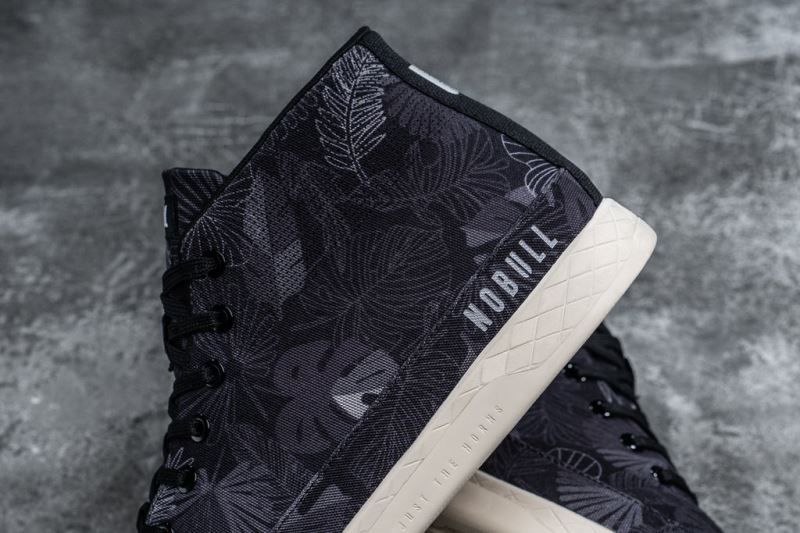 Nobull Oasis Canvas Mid Black | 76314BZDY