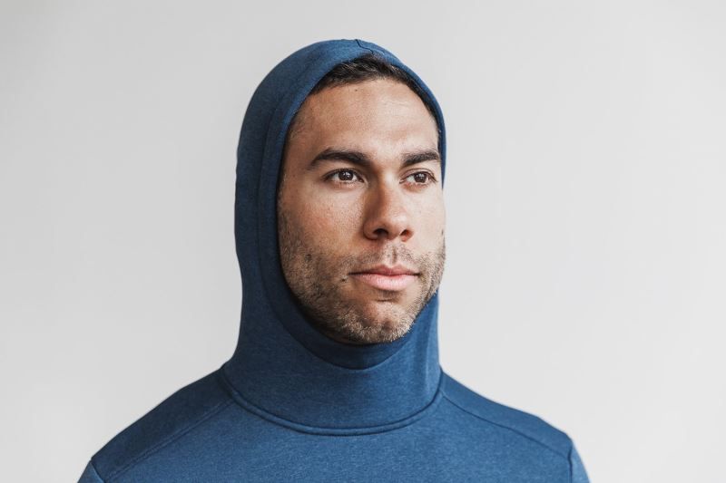 Nobull Performance Pullover Blue | 51963FZQT