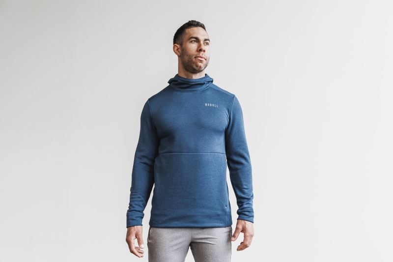 Nobull Performance Pullover Blue | 51963FZQT