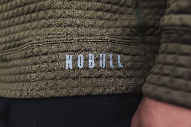 Nobull Quilted Crew Green | 46012GRCH