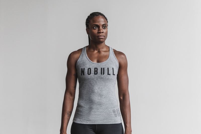 Nobull Racerback Boston Grey | 59403PXAO