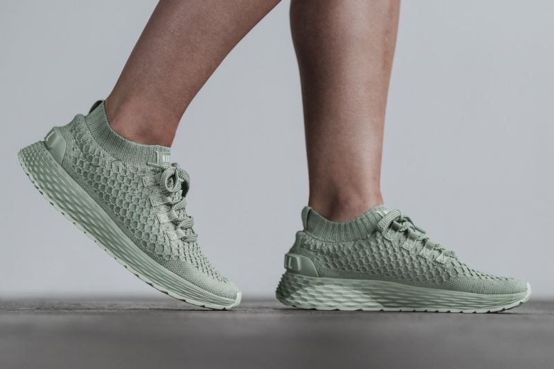 Nobull Seafoam Reflective Knit Green | 86057HYTR