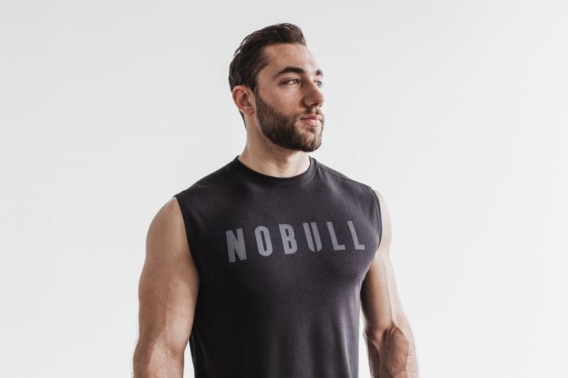 Nobull Sleeveless Black | 71439EVKS