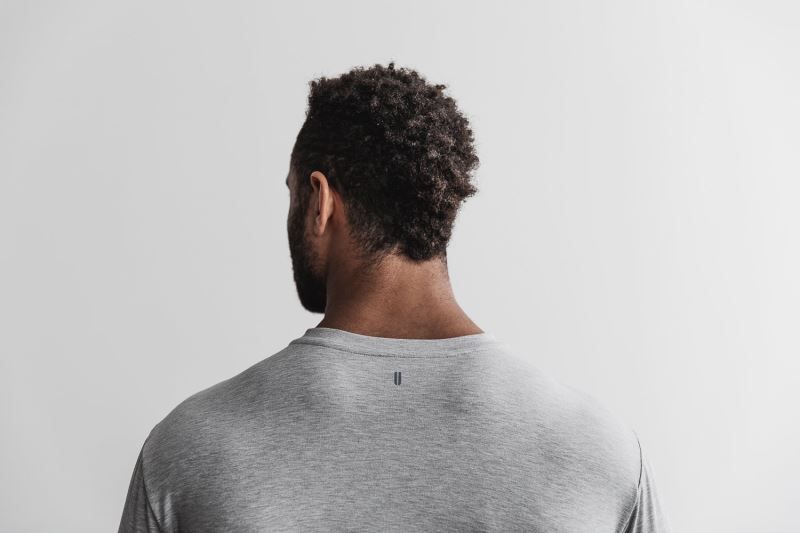 Nobull V-Neck Grey | 12489YSLO